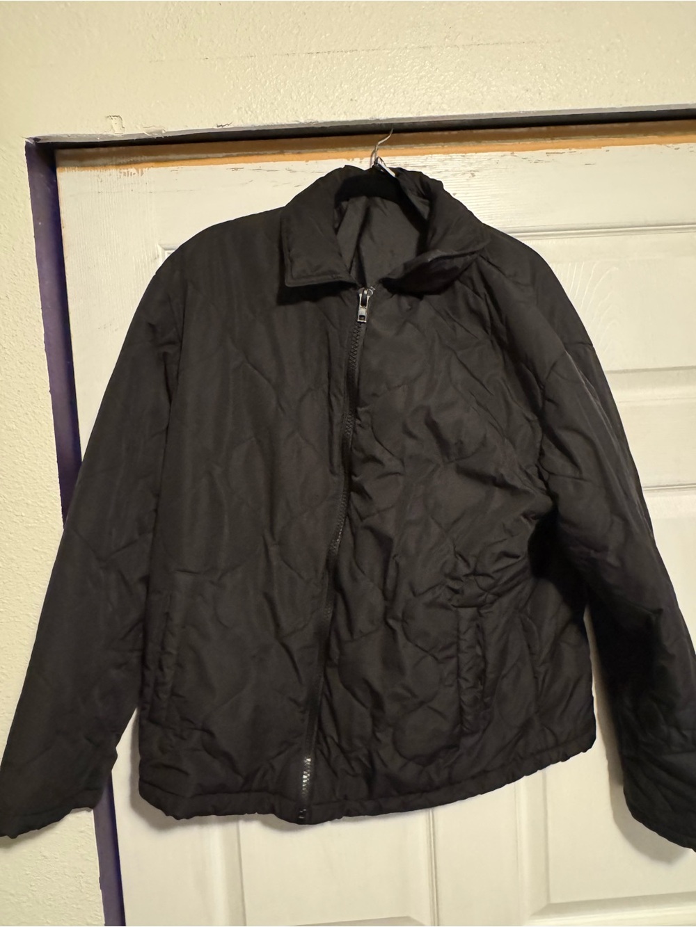 Classic Men's Black Quilted Jacket - forever 21